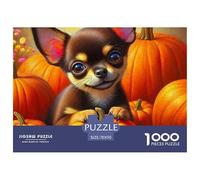 Un Chien Vivant Puzzle pour Adultes Classiques Chien de Compagnie Mignon Cadeau Jouet Coloré Décoration Moderne Jeu Cadeau Unique 70x50cm/1000pcs