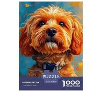 Un Chien Vivant Puzzle pour Adultes Classiques Chien de Compagnie Mignon Cadeau Jouet Coloré Décoration Moderne Jeux De Puzzle pour Toute La Famille 70x50cm/1000pcs