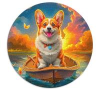 Un Chien Vivant Puzzle pour Adultes Classiques Chien de Compagnie Mignon Cadeau Jouet Coloré Décoration Moderne Jeux De Puzzle pour Toute La Famille 1000pcs (67.5x67.5cm)