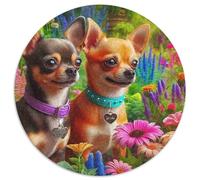 Un Chien Vivant Puzzle pour Adultes Classiques Chien de Compagnie Mignon Cadeau Jouet Coloré Décoration Moderne Jeux De Puzzle pour Toute La Famille 1000pcs (67.5x67.5cm)