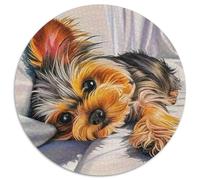 Un Chien Vivant Puzzle pour Adultes Classiques Chien de Compagnie Mignon Jeu Éducatif Défi Jouets Décoration Moderne Jeu Cadeau Unique 1000pcs (67.5x67.5cm)
