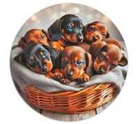 Un Chien Vivant Puzzle pour Adultes De Qualité Supérieure Chien de Compagnie Mignon Difficile Et Plaisir De Montage Décoration Moderne Jeu Cadeau Unique 1000pcs (67.5x67.5cm)