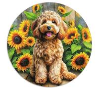Un Chien Vivant Puzzle pour Adultes Original Coloré Chien de Compagnie Mignon Jeu Éducatif Défi Jouets De Décoration Familiale Jeux De Puzzle pour Toute La Famille 1000pcs (67.5x67.5cm)