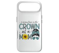 Un Chignon désordonné est la Couronne d'une Maman - Fête des mères - Vie de Maman Coque pour iPhone Air