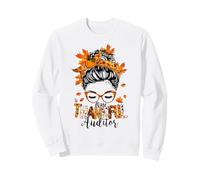 Un Chignon malpropre Auditeur Reconnaissant l'automne Thanksgiving Sweatshirt