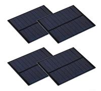 Un choix fiable : un lot de quatre panneaux solaires miniatures efficacement