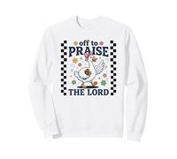Un chrétien drôle d'oie Part Faire l'éloge de la Foi du Seigneur Jésus Sweatshirt