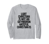Un CHRÉTIEN LGBTQ n'est Pas Un OXYMORE, Un CHRÉTIEN HAINEUX EST Un MÈME Manche Longue