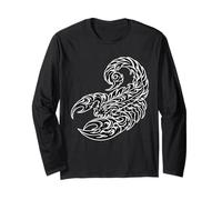Un Classique Vintage Scorpion Dark A Fantasy T-Shirt Graphique Manche Longue