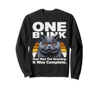 Un clin d'œil, c'était Le Message d'accueil, c'était Complet, Chat Sweatshirt