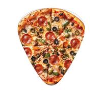 Un coffret cadeau complet de médiators à pizza - Médiators lisses et durables pour guitare acoustique, électrique et basse, cadeau parfait pour les amateurs de guitare et les musiciens