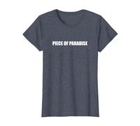 Un Coin de Paradis T-Shirt, Femme, Bleu Chiné, 3XL