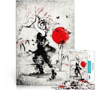 Un Combattant célèbre Puzzle pour Adultes 1000 pièces Staycation Tuer Le Temps avec Affiche et Feuille de Questions correspondantes 38x26cm