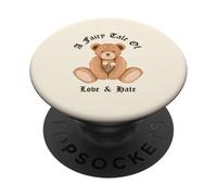 Un Conte de fées d'amour et de Haine (Motif Ours Mignon Amusant) PopSockets PopGrip Adhésif