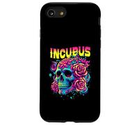 Un Corbeau a quitté Le crâne Le Matin et Un Incubus Fleuri avec Vue sur Halloween Coque pour iPhone SE (2020) / 7/8