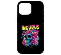 Un Corbeau a quitté Le crâne Le Matin et Un Incubus Fleuri avec Vue sur Halloween Coque pour iPhone 16 Pro Max