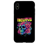 Un Corbeau a quitté Le crâne Le Matin et Un Incubus Fleuri avec Vue sur Halloween Coque pour iPhone XS Max