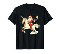 Un Costume de Licorne pour se Souvenir avec Le Père Noël T-Shirt