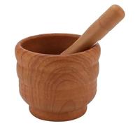 Un costume, Ensemble mortier et pilon en pierre solide for broyeur à guacamole(Type B)