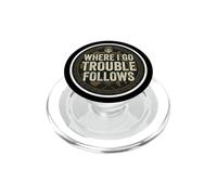 Un Couple drôle où J'Ai des problèmes Fait Suite à Une Blague PopSockets PopGrip pour MagSafe