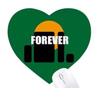 un couple éternel amour Jeux de tapis de souris en forme de coeur