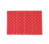 Un coussin d'extérieur léger qui offre un confort essentiel lors de tout pique-nique ou journée à la plage (rouge et noir)