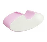 Un Coussin Rocker Blanc, Rose (Pastel)