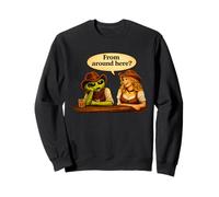 Un Cowboy Extraterrestre drôle d'ici ? - Humour Western de Science-Fiction Sweatshirt