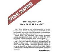 Un cri dans la nuit Anne Damour (Traduction), Mary Higgins Clark (Auteur)