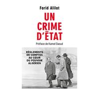 Un crime d'Etat - Farid Alilat - Plon - broché - Essai