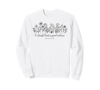 Un cœur Joyeux est Une Bonne médecine Dieu chrétien et Jésus Sweatshirt