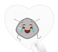 Un de joie qui pleure Jeux de tapis de souris en forme de coeur