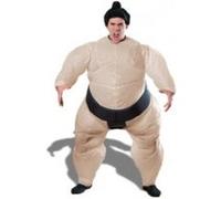 Un déguisement sumo gonflable déguisement fete accesssoire costume insolite drole beige