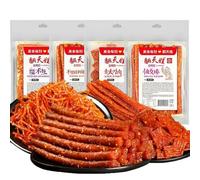 Un délicieux plateau de 4 plats de nouilles épicées chinoises authentiques - Magic Thread, « Don't Want to Grow Up » Spice, Vegetable Giant Knife et Fairy Wand | Une variété de plats de nouilles épicé