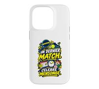 Un Dernier Match Célèbre Mensonge Padel Homme Papa Humour Coque pour iPhone 14 Pro