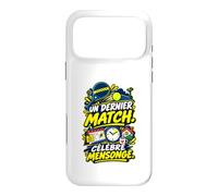 Un Dernier Match Célèbre Mensonge Padel Homme Papa Humour Coque pour iPhone 17 Pro Max