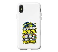 Un Dernier Match Célèbre Mensonge Padel Homme Papa Humour Coque pour iPhone X/XS