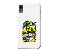 Un Dernier Match Célèbre Mensonge Padel Homme Papa Humour Coque pour iPhone XR