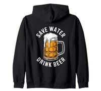 Un Design Amusant Qui Dit « Save Water Drink Beer » Sweat à Capuche