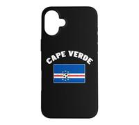 Un Design Audacieux de Drapeau du Cap-Vert ancré dans l'Ient créole Coque pour iPhone 16 Plus
