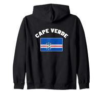 Un Design Audacieux de Drapeau du Cap-Vert ancré dans l'Ient créole Sweat à Capuche