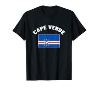 Un Design Audacieux de Drapeau du Cap-Vert ancré dans l'Ient créole T-Shirt