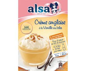 Un dessert maison qui réchauffe les cœurs : Préparation Crème Pâtissière Vanille ALSA 300g - Lot de 3