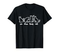 Un Deux Trois Cat - Chats mignons drôles - amoureux des chats T-Shirt