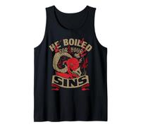 Un Diable satanique qu'il a Fait bouillir pour tes péchés Satan Baphomet Débardeur