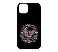 Un Dicton drôle de Papillon et de Lune pour Les rêveurs Coque pour iPhone 14 Plus