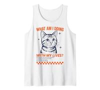 Un Dicton Funny Cat Lives pour Les Amoureux des Chats Débardeur