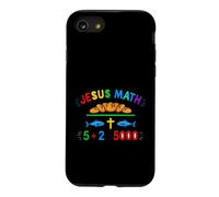 Un Dicton mathématique Amusant de Jésus : 5 Plus 2 est égal à 5000 Coque pour iPhone SE (2020) / 7/8