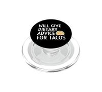 Un diététicien Amusant donnera des Conseils diététiques pour Les Tacos PopSockets PopGrip pour MagSafe