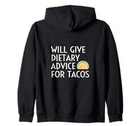 Un diététicien Amusant donnera des Conseils diététiques pour Les Tacos Sweat à Capuche